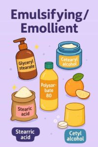 Emulsifying emollient